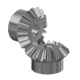 Conical gears type ''A'' ratio 1:1 module 2 - Conical straight toothed gears type ''A''