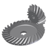 Conical Spiral Toothed Gears